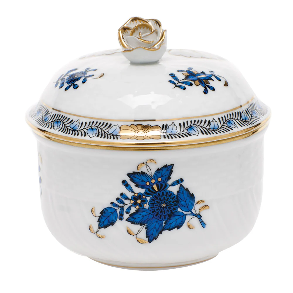 Herend Chinese Bouquet Black Sapphire Serveware - Image 4